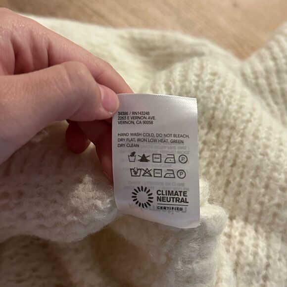 Reformation Kaya Oversized Sweater Alpaca Blend - Picture 11 of 11